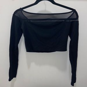 Off-shoulder Crop Top